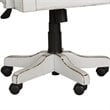 Pemberly Row White Jr Executive Desk Chair with Adjustable Height