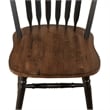 Pemberly Row 3 Pc Drop Leaf Dining Set Wood Black Antique Honey Finish