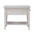Pemberly Row 3 Piece Cocktail and End Table Set in Weathered White