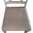 Pemberly Row 5 Piece Pedestal Table Dining Set with X Back Chairs in White