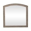 Pemberly Row King Panel Storage Bed with Dresser and Mirror in Burnished Beige