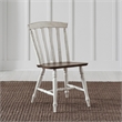 Pemberly Row 3 Piece Drop Leaf Table Set with Slat Back Chairs in White