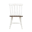 Pemberly Row 3 Piece Drop Leaf Table Set with Slat Back Chairs in White