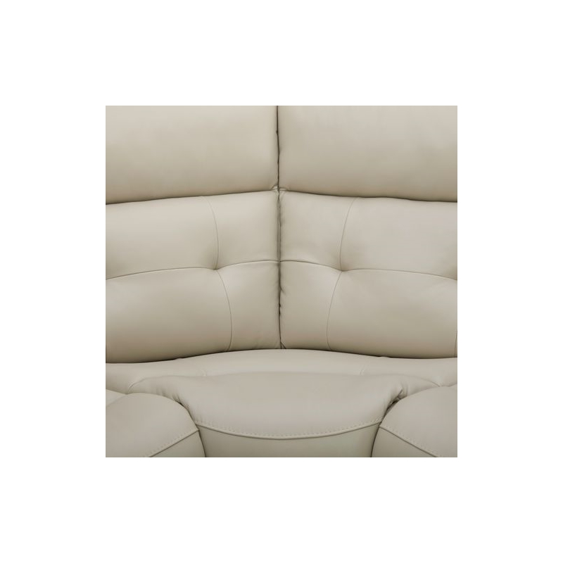 Pemberly Row 6 Piece Power Reclining Sectional in Baja Stone Leather