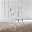 Pemberly Row Wing Style Windsor Back Side Chairs Set of 2 in White