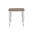 Pemberly Row 5 Piece Gathering Table Dining Room Set in White