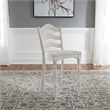 Pemberly Row 5 Piece Gathering Table Dining Room Set in White