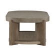 Pemberly Row 3 Piece Oval Cocktail and End Table Set with Casters in Brown