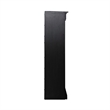 Pemberly Row 48 Inch Bookcase with Adjustable Shelves in Black