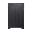 Pemberly Row 48 Inch Bookcase with Adjustable Shelves in Black