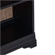 Pemberly Row 48 Inch Bookcase with Adjustable Shelves in Black