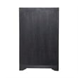 Pemberly Row 48 Inch Bookcase with Adjustable Shelves in Black