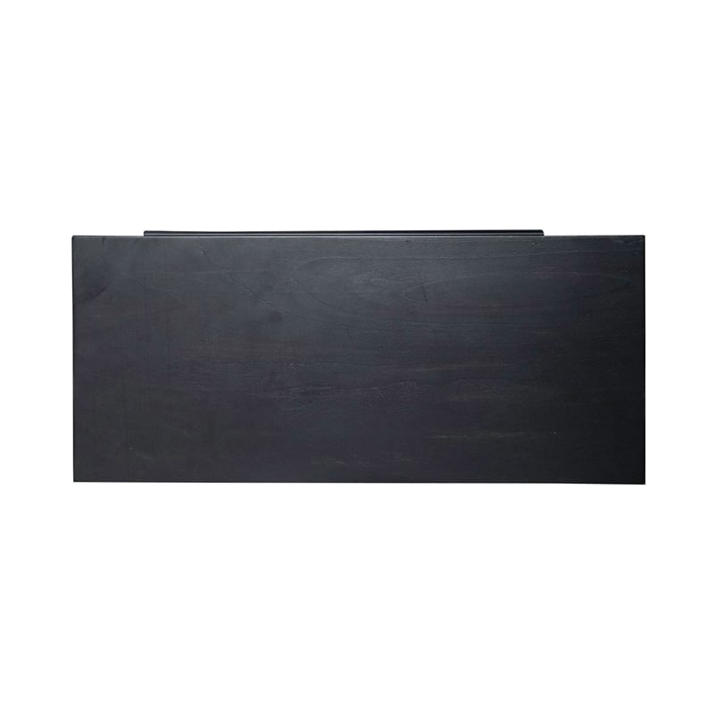 Pemberly Row 48 Inch Bookcase with Adjustable Shelves in Black