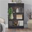 Pemberly Row 48 Inch Bookcase with Adjustable Shelves in Black
