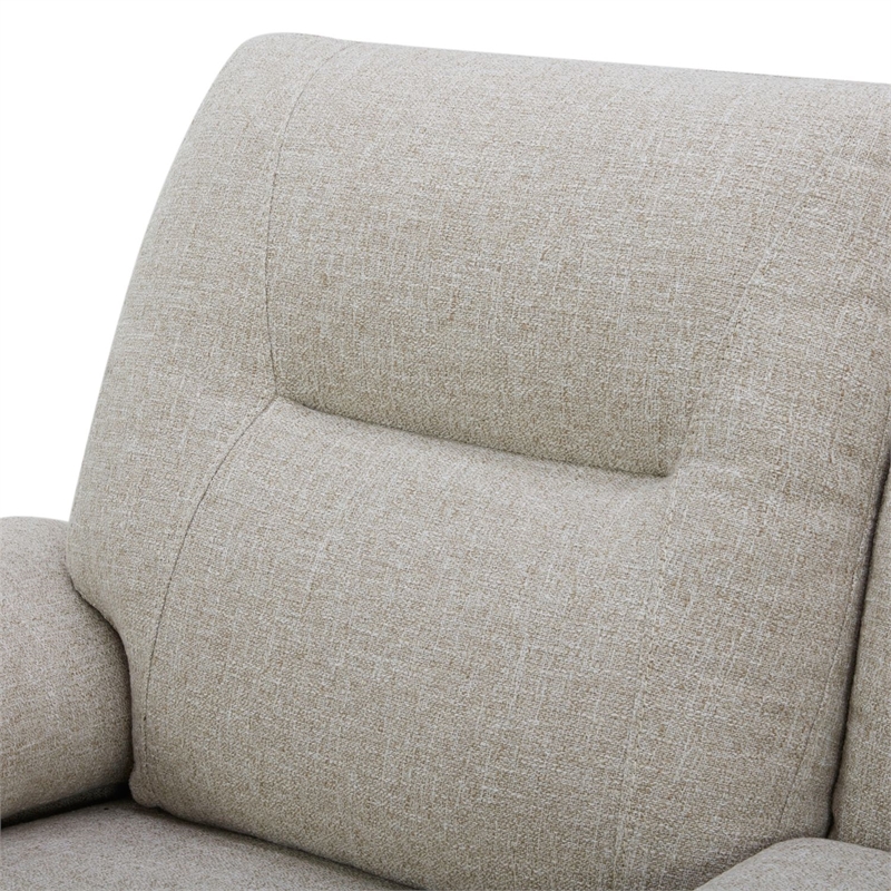 Pemberly Row Power Reclining Sofa with Zero Gravity and Memory Foam in White