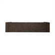 Pemberly Row Accent Console Table with Planked Top and Drawers in Brown