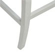 Pemberly Row Upholstered Ladder Back Counter Chairs Set of 2 in White