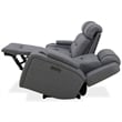 Pemberly Row Zero Gravity Power Sofa with Bluetooth and iTable in Gray