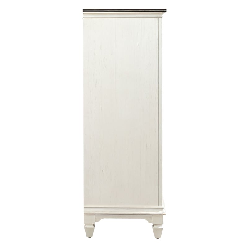 Pemberly Row 11 Drawer Chesser with Felt Lined Drawers in White