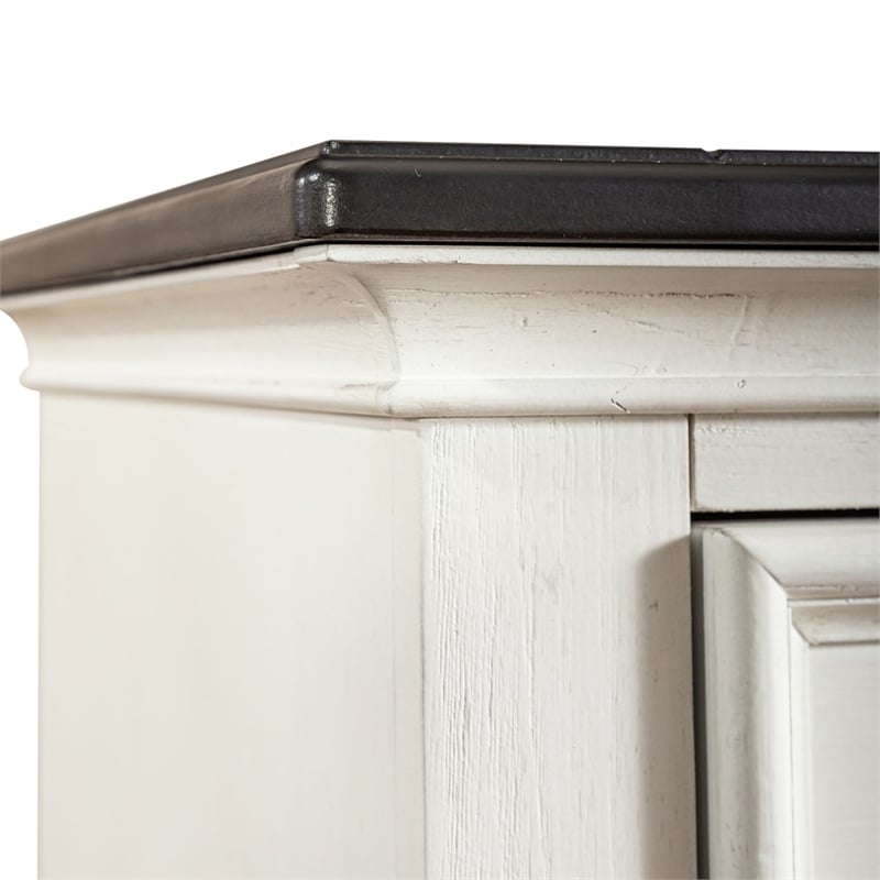 Pemberly Row 11 Drawer Chesser with Felt Lined Drawers in White