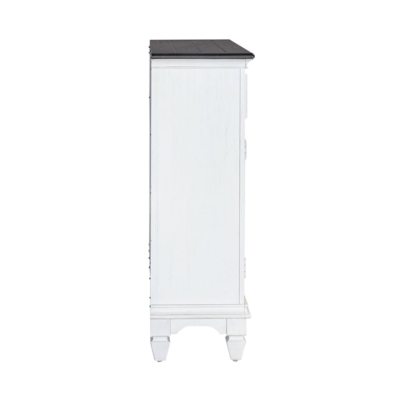 Pemberly Row 42 Inch Accent Hall Console with Drawer and Doors in White