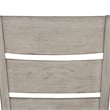 Pemberly Row 5 Piece Trestle Set with Ladder Back Chairs in White