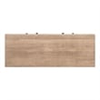 Pemberly Row Office Credenza with File Drawer and Framed Doors in Brown