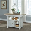 Pemberly Row 7 Piece Gathering Table Set with Swivel Chairs in White
