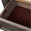 Pemberly Row 2 Drawer Nightstand with USB Charging Station in Black