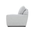 Pemberly Row Sofa and Loveseat Power Reclining Set in Smoke Gray Fabric