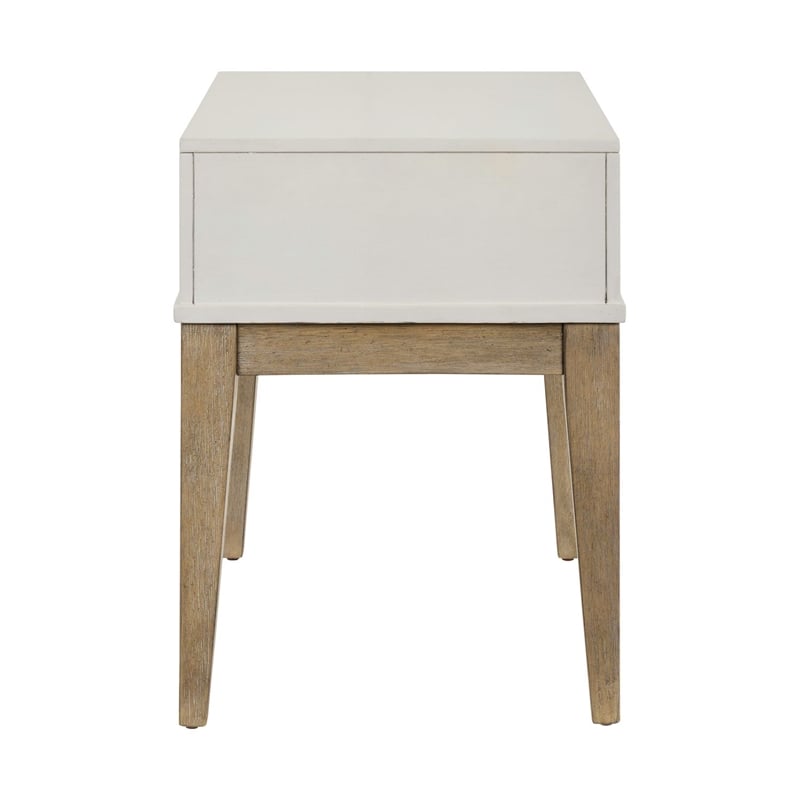 Pemberly Row 3 Piece Cocktail and End Table Set with Drawers in Khaki Brown Wood