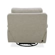 Pemberly Row Triple Zero Gravity Sofa and Recliner with Memory Foam in White