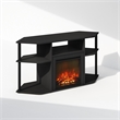 Pemberly Row No Heat Fireplace TV Stand for TV up to 55
