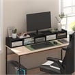 Pemberly Row 5-Tier 6-In Width Narrow Bookcase 9.3 x 5.9 x 51.9 in Blackwood
