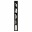 Pemberly Row 5-Tier 6-In Width Narrow Bookcase 9.3 x 5.9 x 51.9 in Blackwood