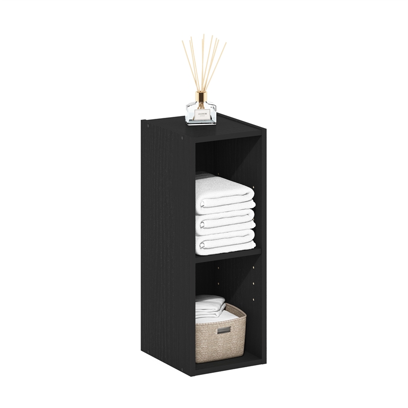 Pemberly Row 5-Cube Reversible Open Bookcase 9.4 x 19.5 x 31.5 Inches