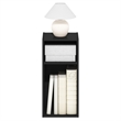 Pemberly Row 2-Tier Narrow 10-In Width Bookcase 9.3 x 9.8 x 21.2 in Blackwood