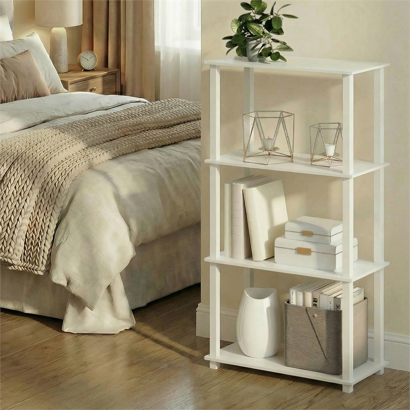 Pemberly Row 3-Tier Narrow 10-In Width Bookcase 9.3 x 9.8 x 31.5 Inches