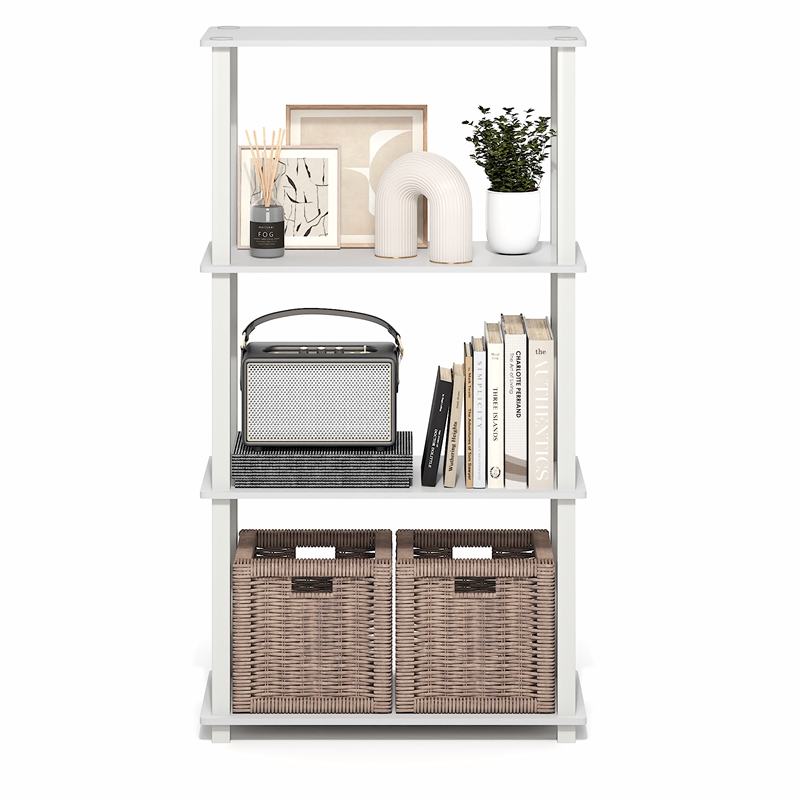Pemberly Row 3-Tier Narrow 10-In Width Bookcase 9.3 x 9.8 x 31.5 Inches
