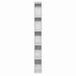 Pemberly Row 5-Tier 6-In Width Narrow Bookcase 9.3 x 5.9 x 51.9 in White