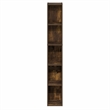 Pemberly Row 5-Tier 8-In Width Narrow Bookcase 9.3 x 7.9 x 51.9 in Amber Pine