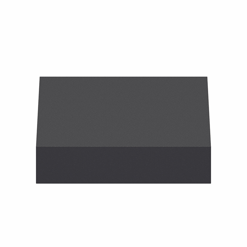 Pemberly Row 9 x 9 2-in Thick Invisible Brackets Floating Shelves in Americano