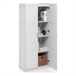 Pemberly Row Storage Kitchen Cabinet with 2 Doors 30W in White