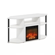 Pemberly Row Fireplace TV Stand with Corner for TV up to 55