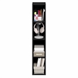 Pemberly Row 4-Tier 8-In Width Narrow Bookcase 9.3 x 7.9 x 41.6 in Blackwood