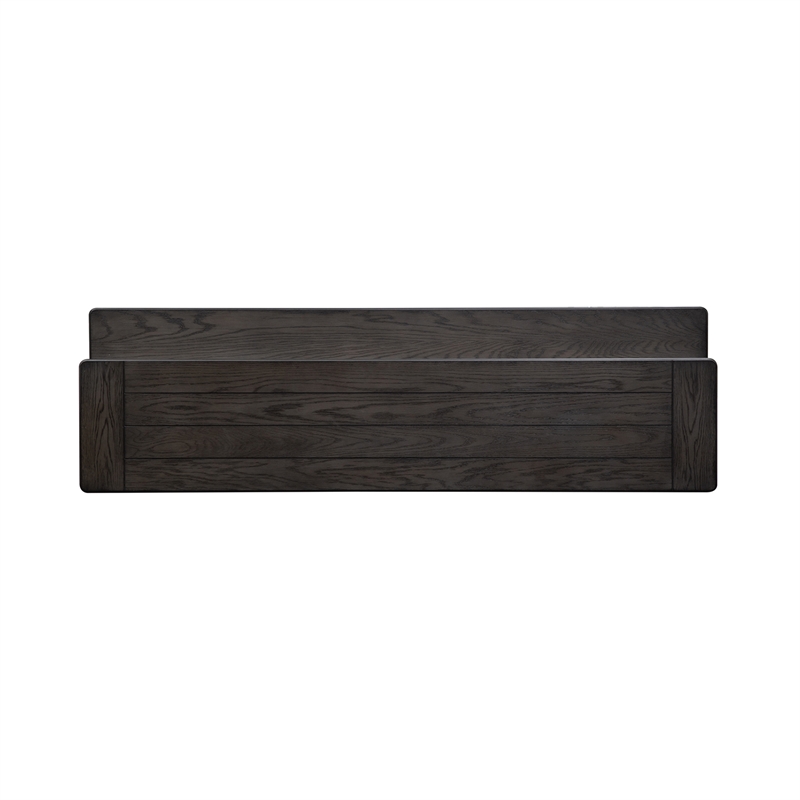 Pemberly Row White Console Bar Table with 2 Outlets and 2 USB Ports