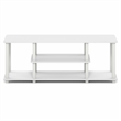 Pemberly Row 3-Tier No Tools TV Stand for TV up to 50