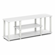 Pemberly Row 3-Tier No Tools TV Stand for TV up to 50