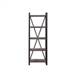 Pemberly Row Medium Gray Entertainment Center with Piers Floating Shelf