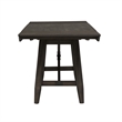 Pemberly Row 5 Piece Gathering Table Set with 12 Inch Leaves in Brown